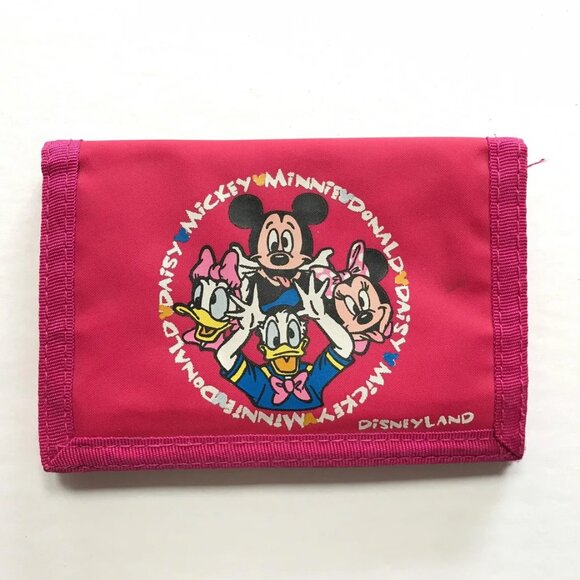 1990s Disneyland Tri Fold Nylon Wallet - Picture 1 of 6